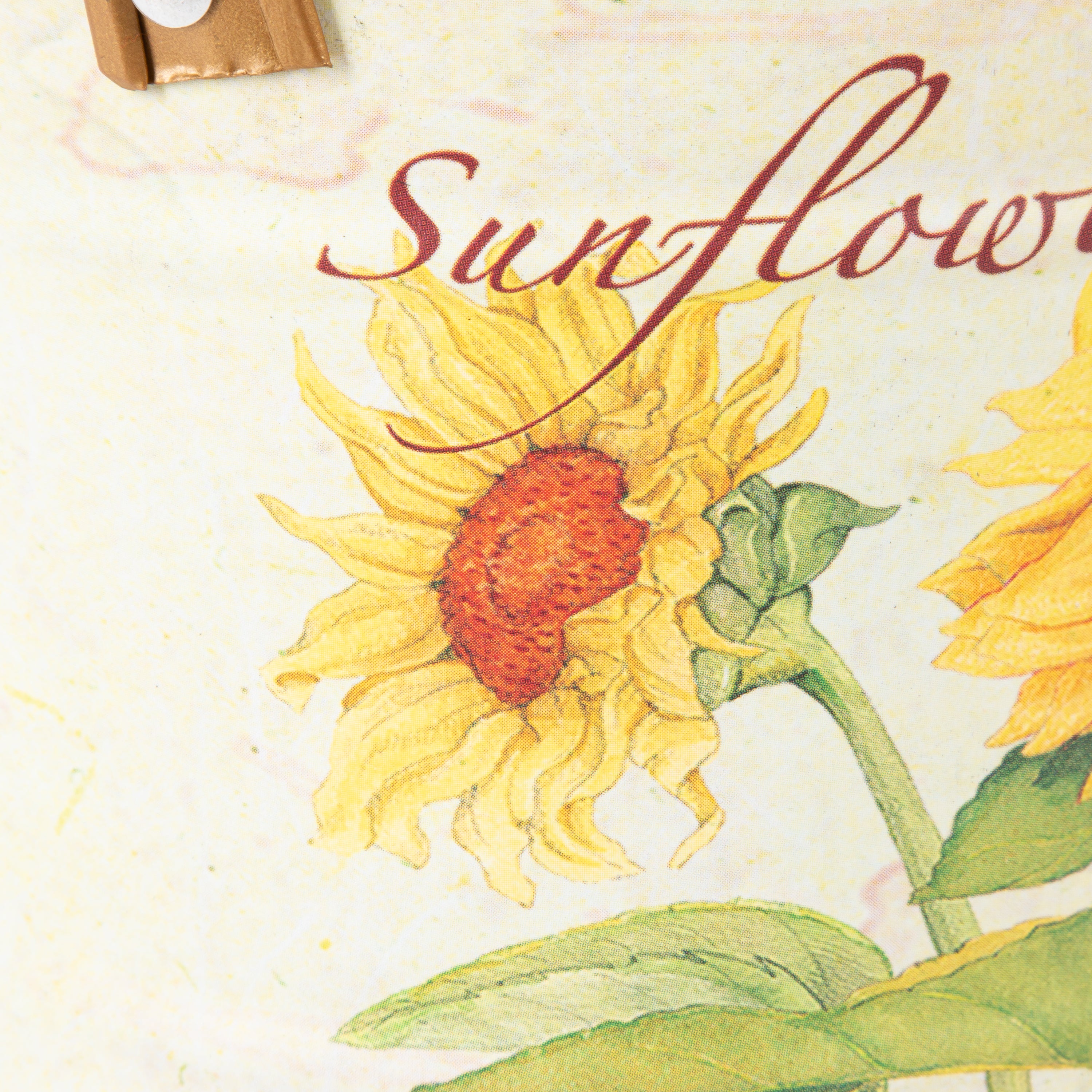 Nesting Metal Sunflower Design Buckets, set of 3
